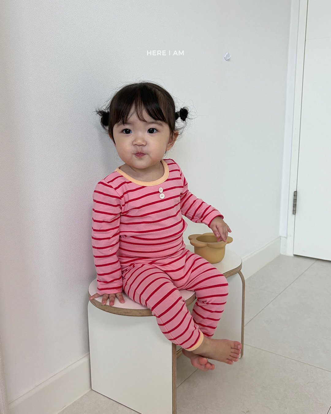 HERE I AM 寬條紋家居服 18