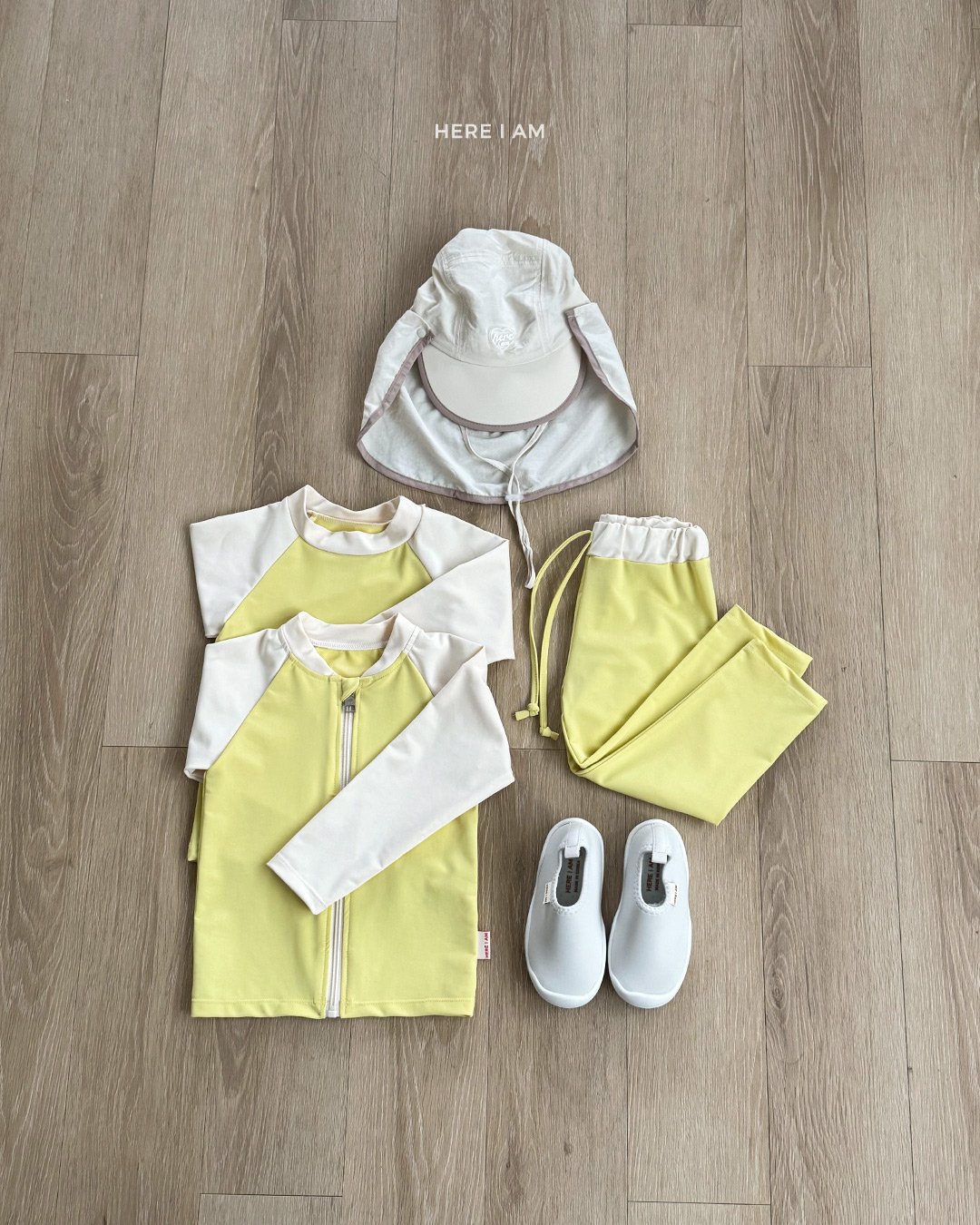 here i am 拼色防曬泳裝 06