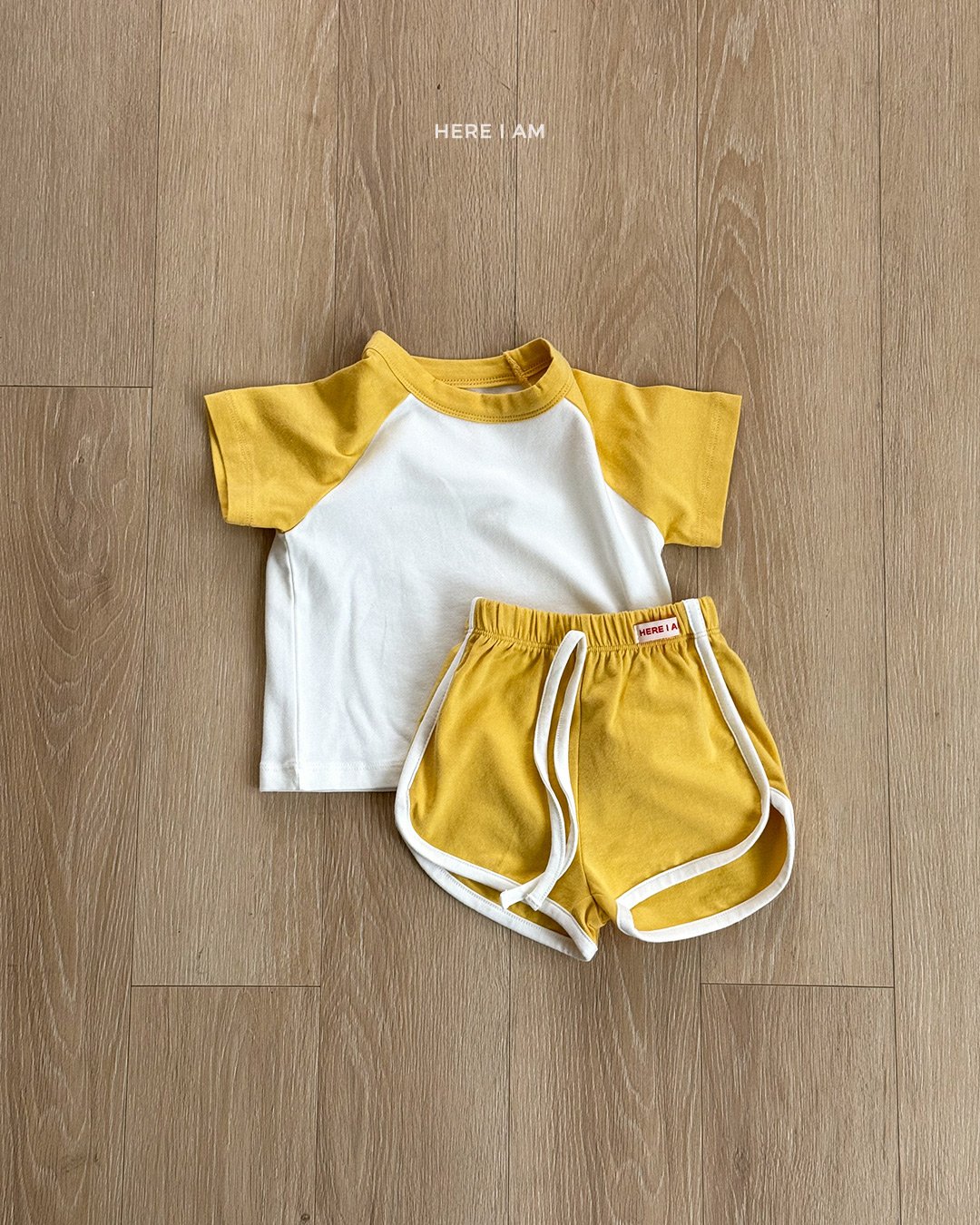 here i am 短袖拉克蘭套裝 06