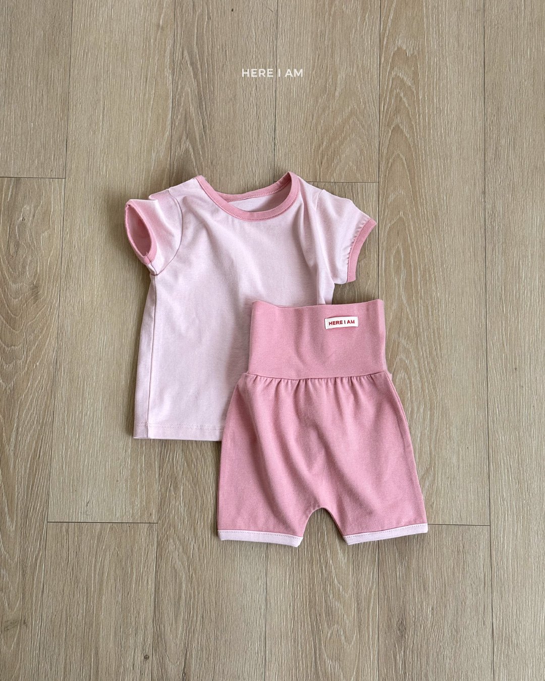 here i am 配色莫代爾家居服套裝 02