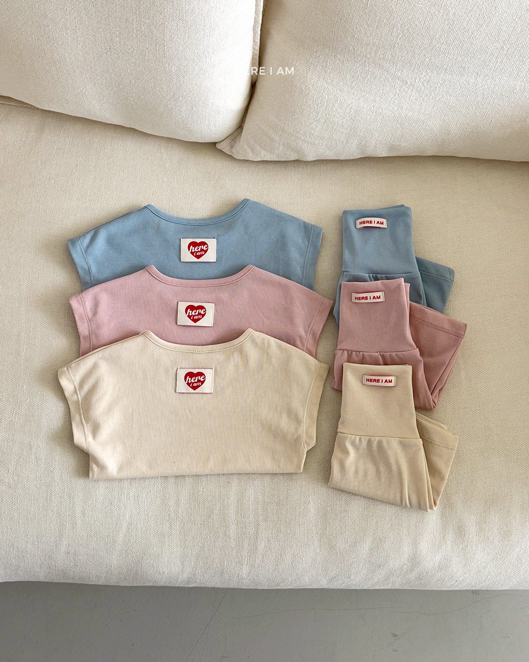 here i am 素色涼感家居服套裝 02