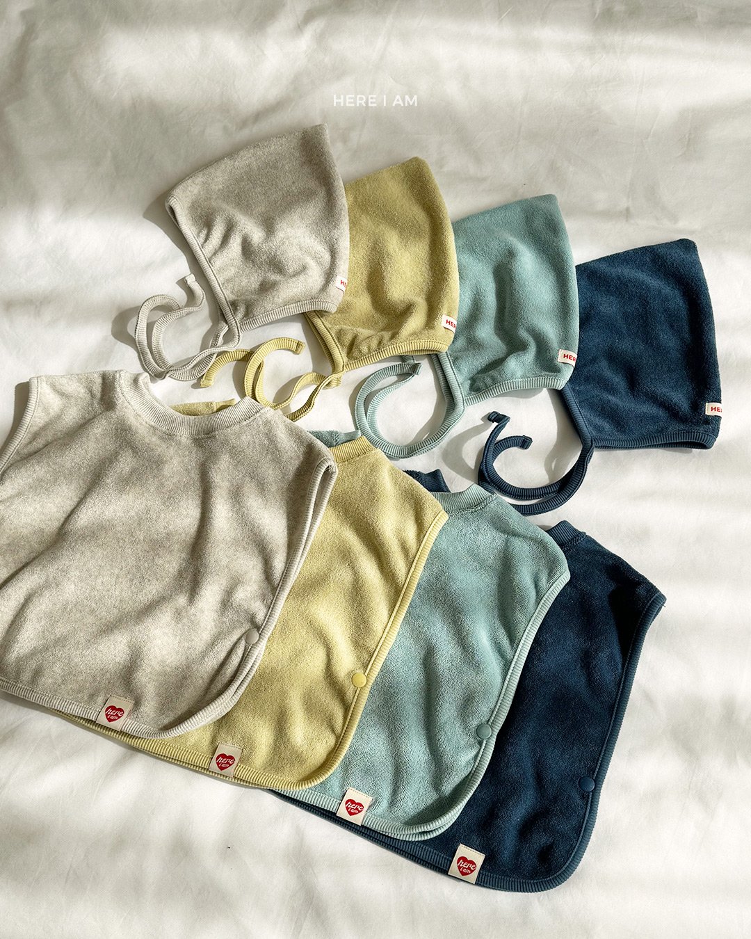 here i am 毛巾布大背心圍兜 11