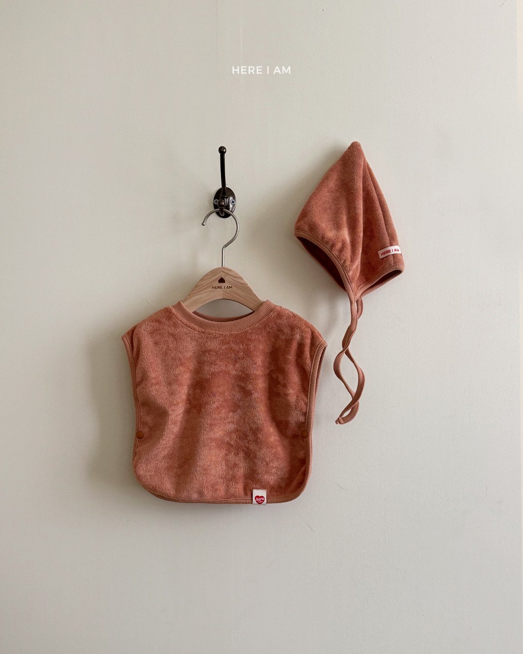 here i am 毛巾布大背心圍兜 06