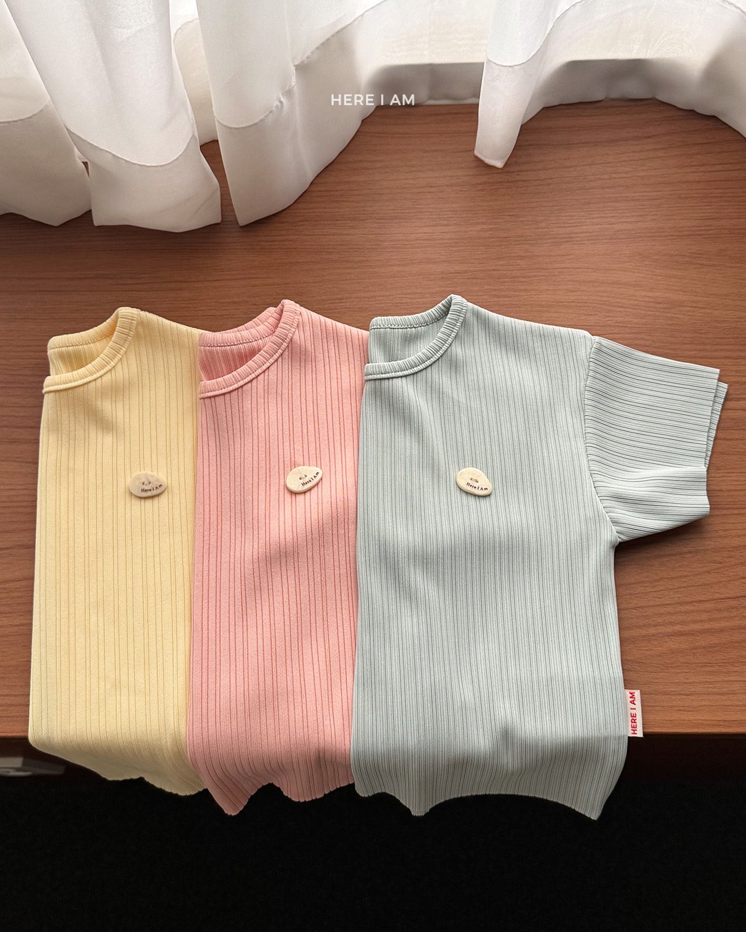 here i am 涼感坑條套裝 08