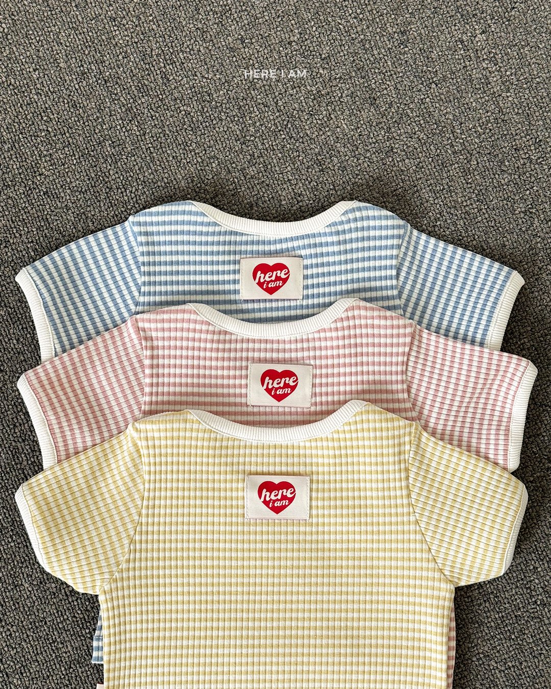 here i am 糖果橫條紋家居服套裝 06