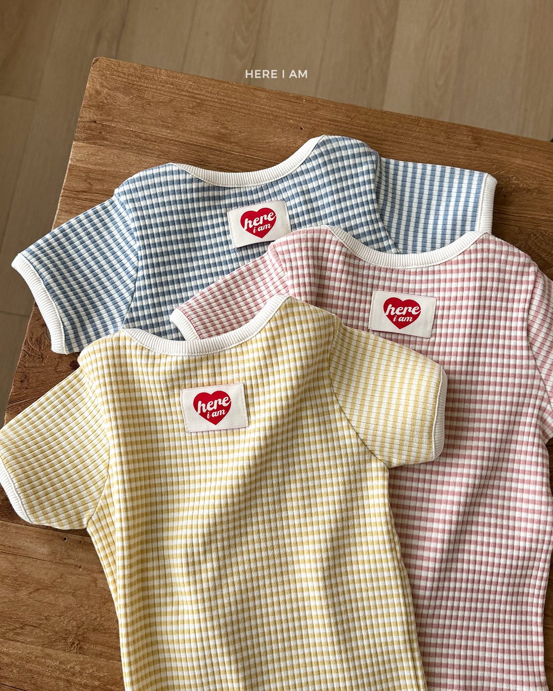 here i am 糖果橫條紋家居服套裝 05