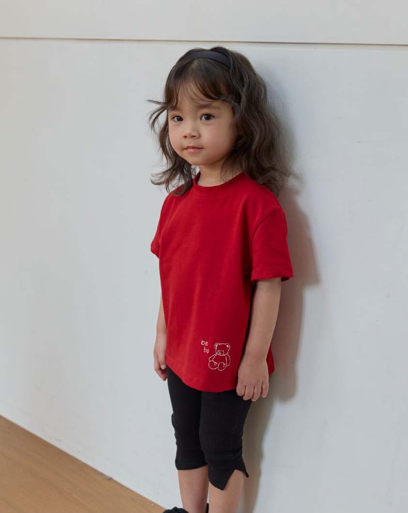 BEBOLIEN 小熊刺繡短袖T 14