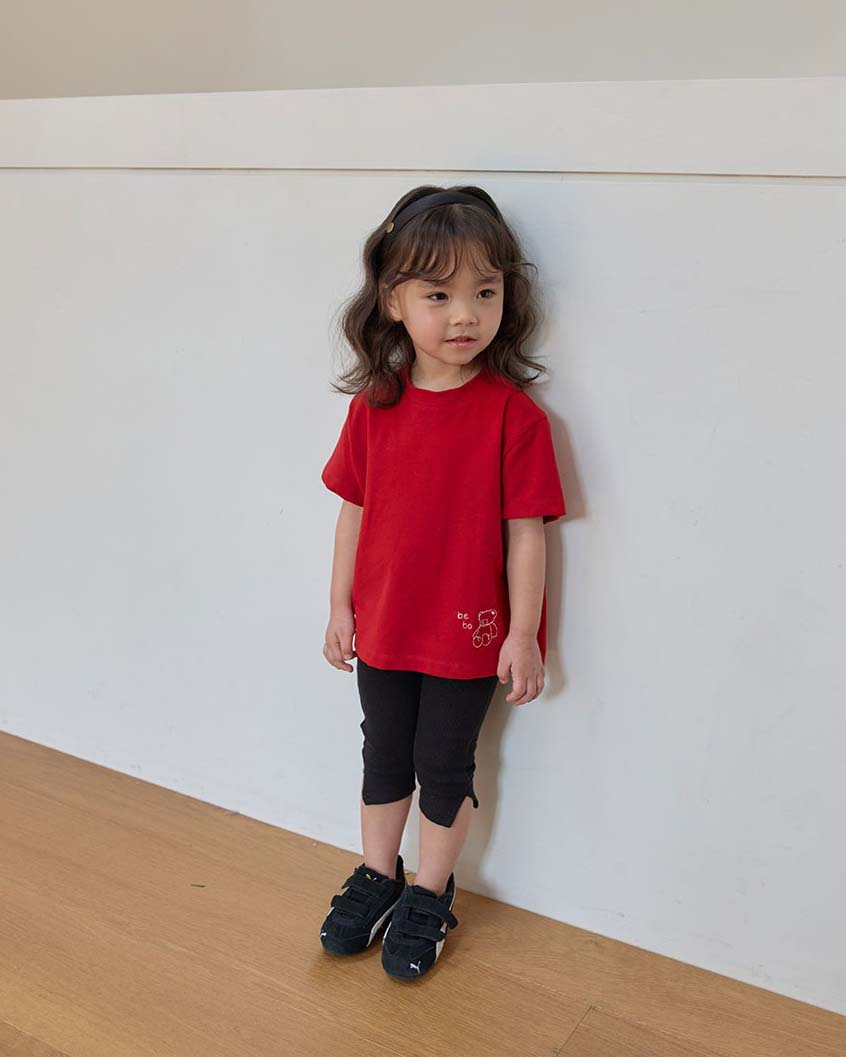 BEBOLIEN 小熊刺繡短袖T 15