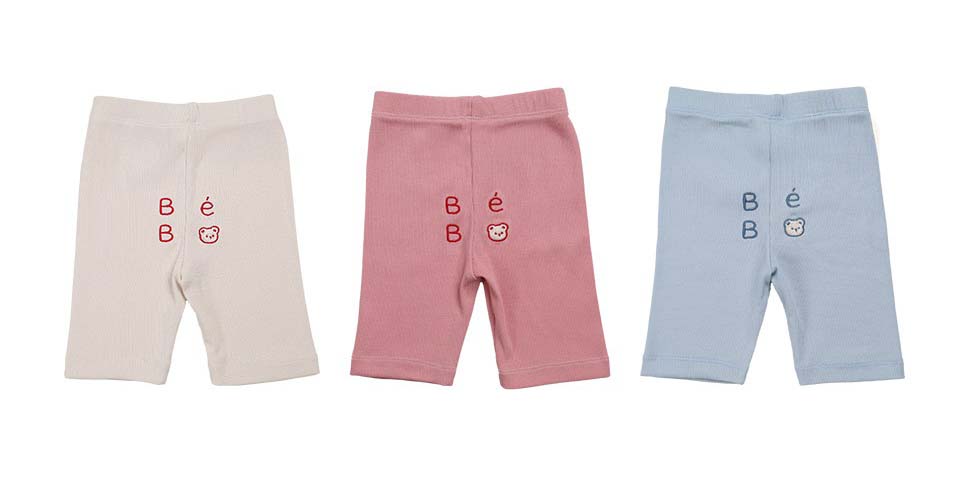 BEBOLIEN 字母小熊刺繡短褲 02