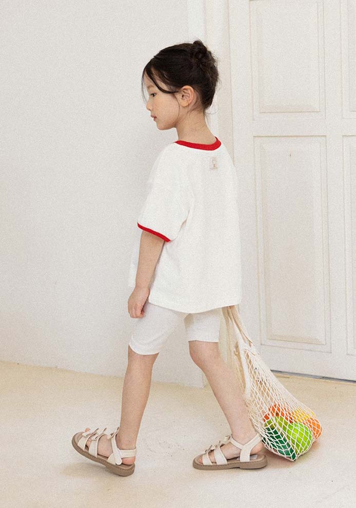 BEBOLIEN 字母小熊刺繡短褲 09