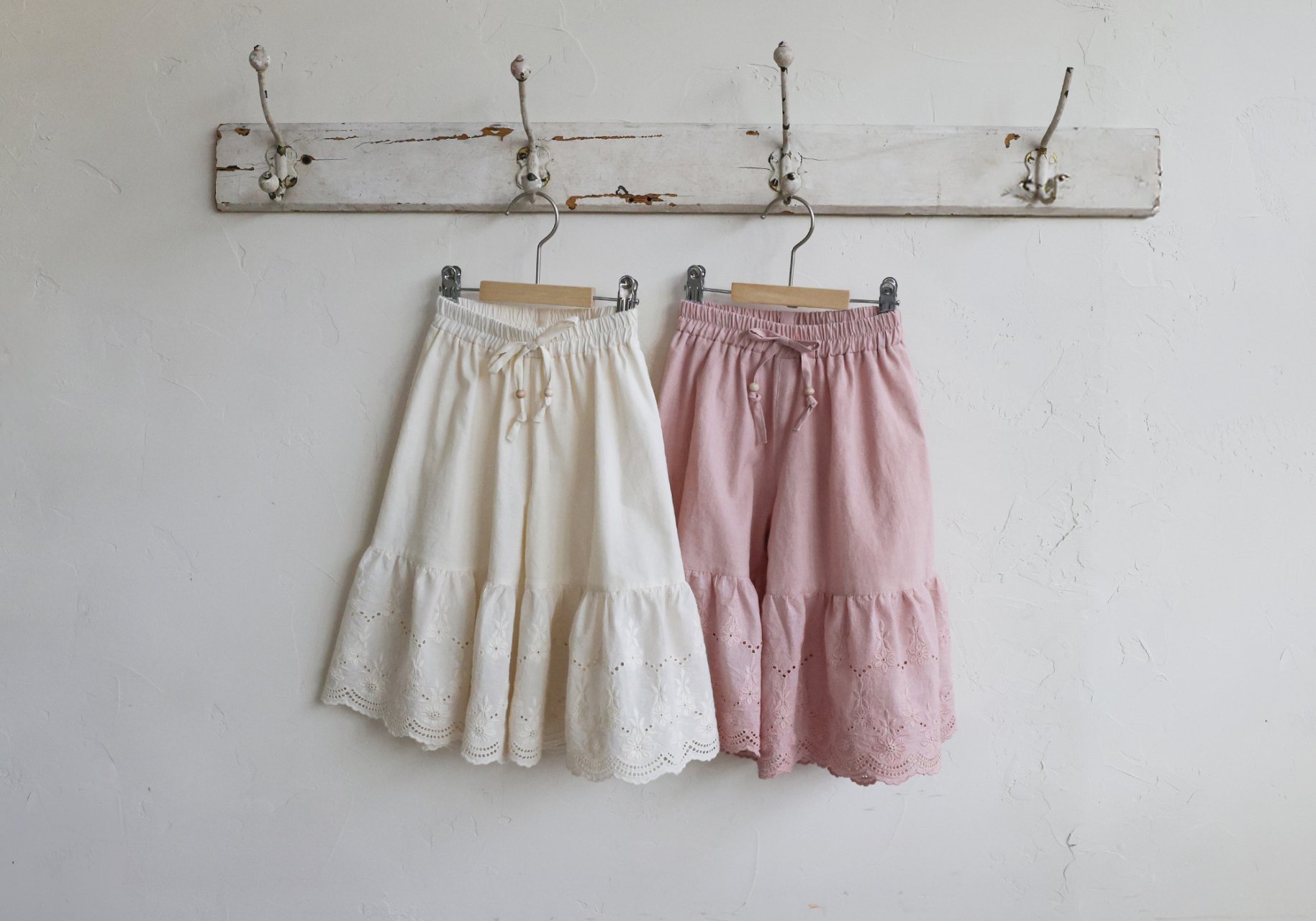 puellaFLO ELLA抽繩蕾絲寬褲裙