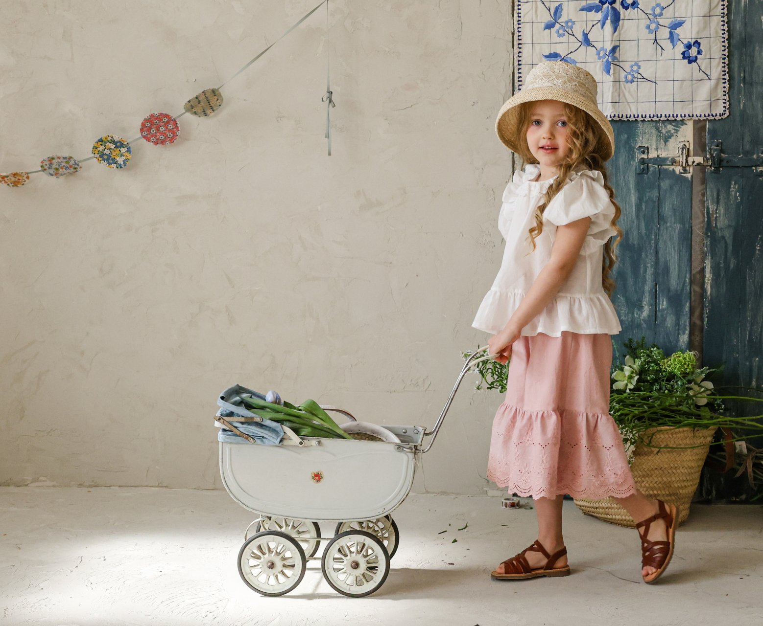 puellaFLO ELLA抽繩蕾絲寬褲裙 07