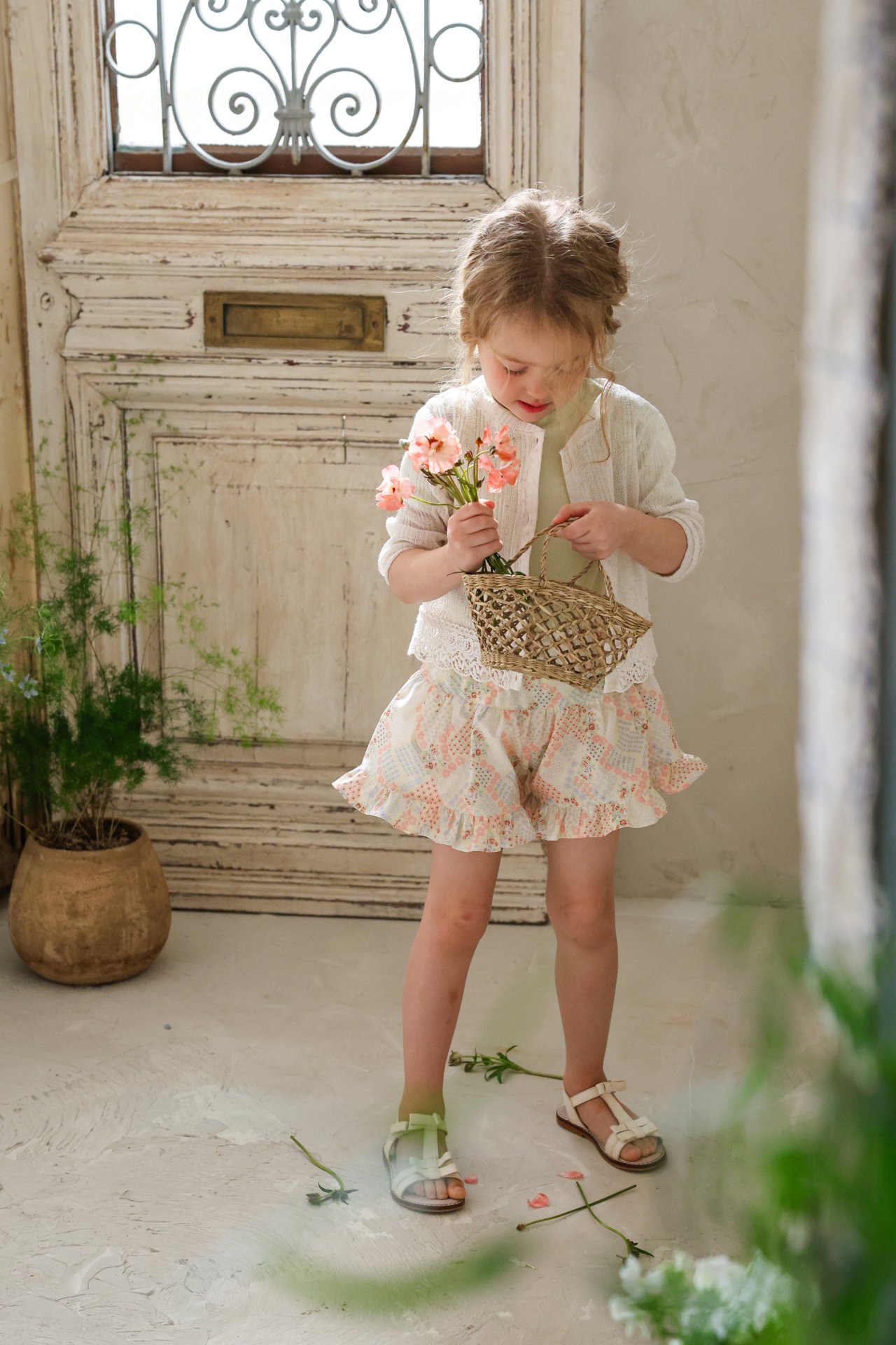 puellaFLO Smoothie碎花傘擺短褲 04