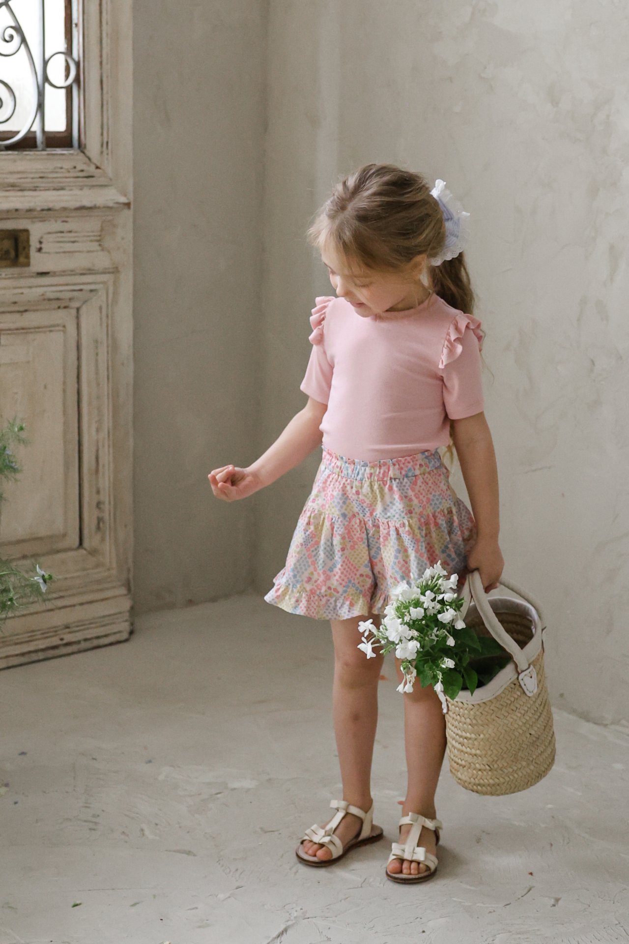 puellaFLO Smoothie碎花傘擺短褲 11