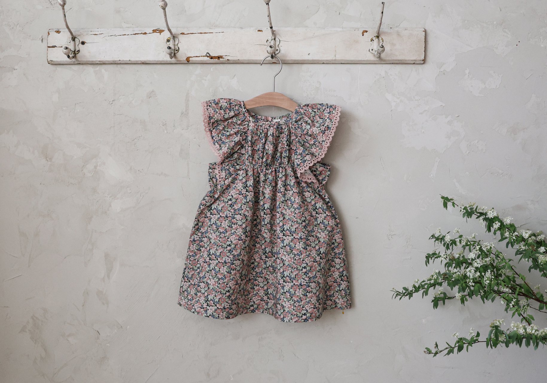 puellaFLO Roda飛袖碎花洋裝 12