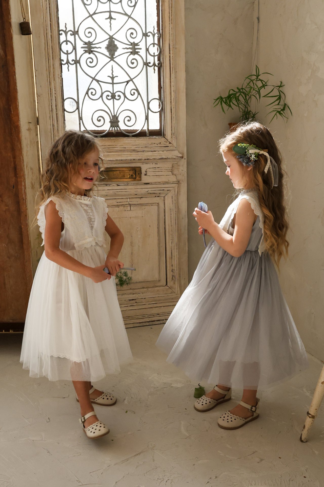 puellaFLO Ruri蕾絲V領長洋裝 04