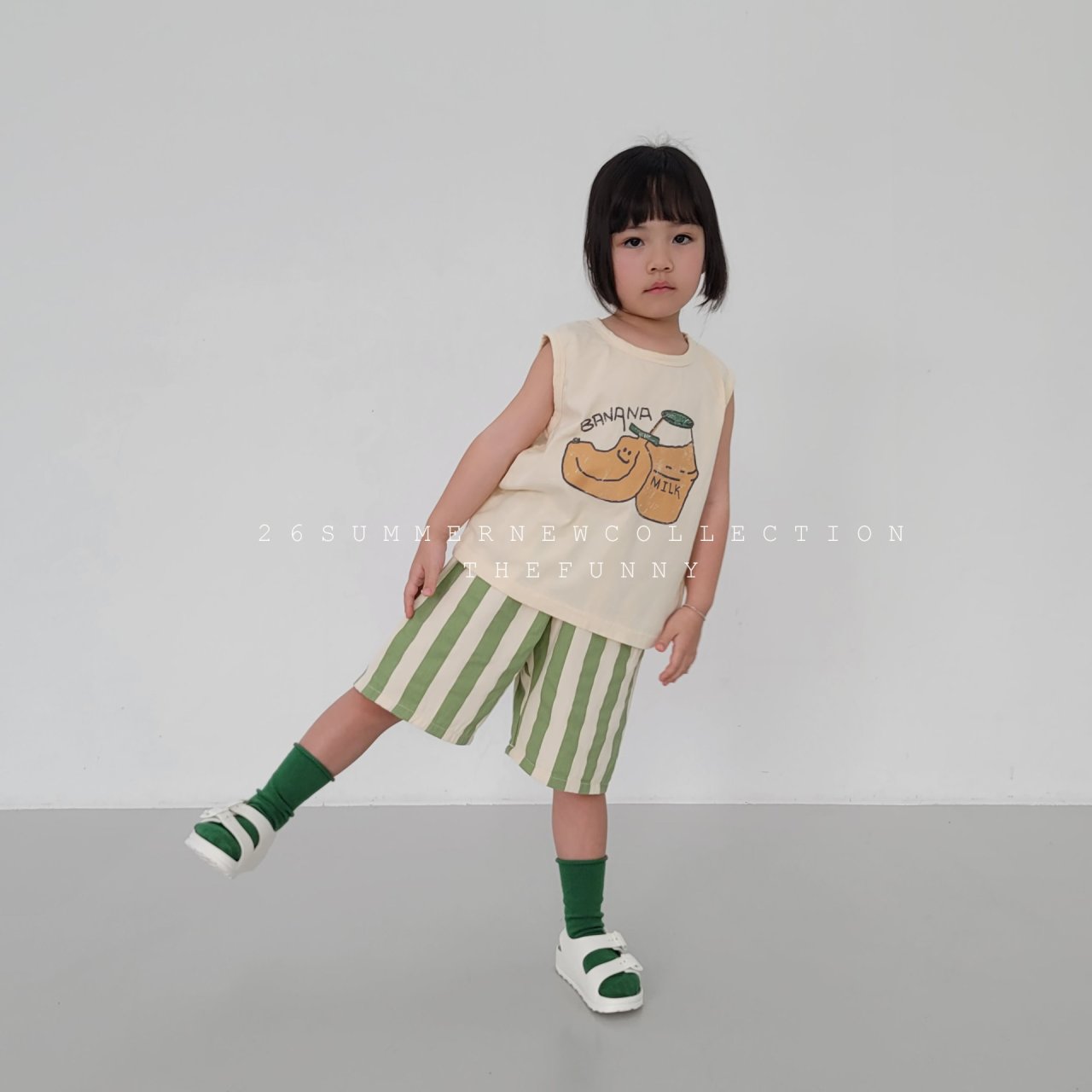 thefunny香蕉牛奶塗鴉背心 06