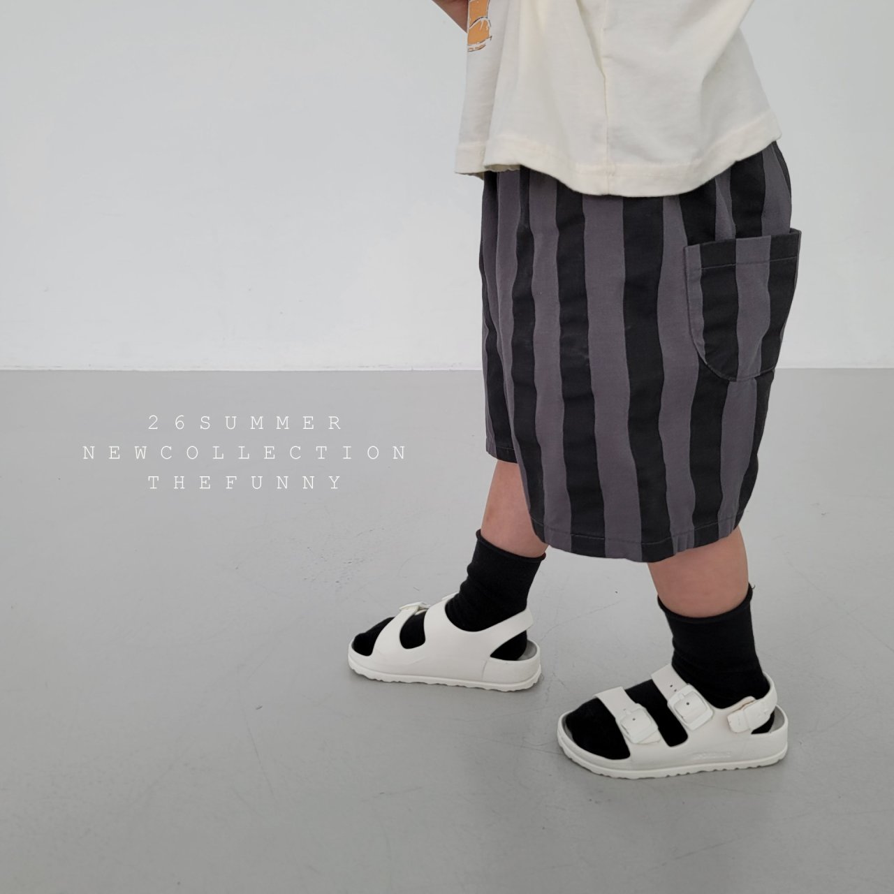 thefunny直條紋短褲 09