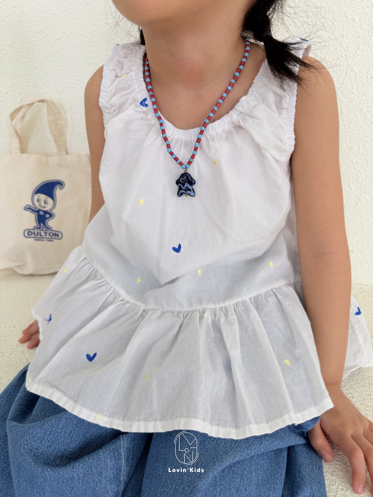lovin 愛心刺繡傘擺背心 13