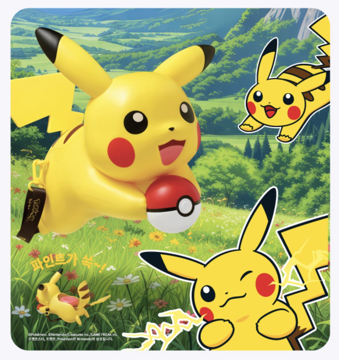 POKEMON X BASKIN ROBINS 皮卡丘餅乾筒 01