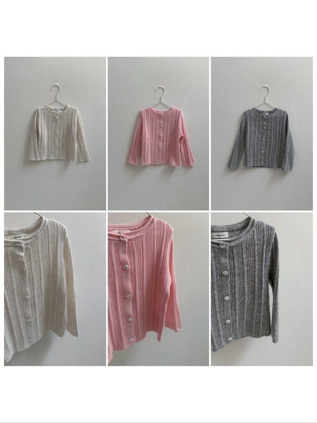 digreen wiggly rib cardigan 直條褶皺開襟外套 27