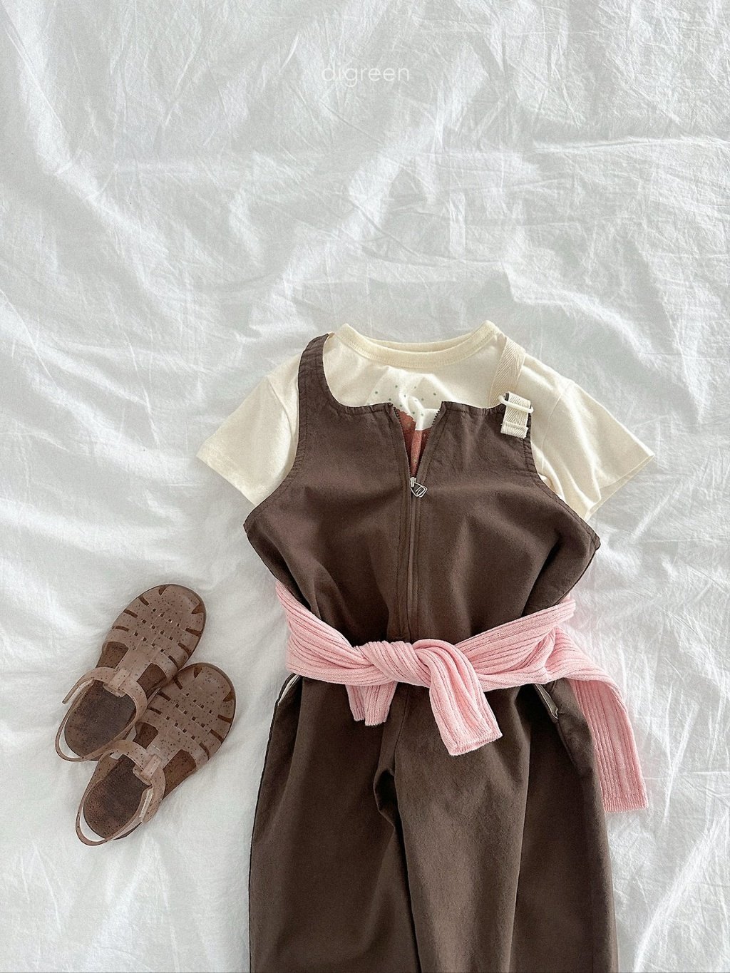 digreen wiggly rib cardigan 直條褶皺開襟外套 08