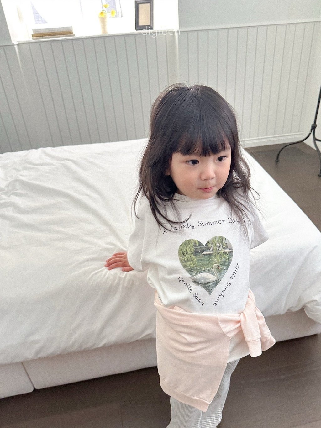 digreen pure swan tee 庭園愛心短袖T 15