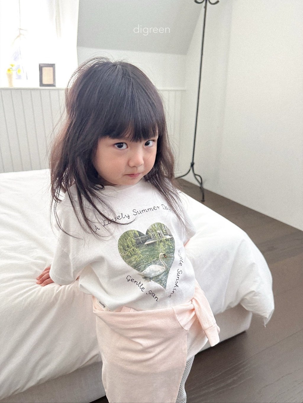 digreen pure swan tee 庭園愛心短袖T 16