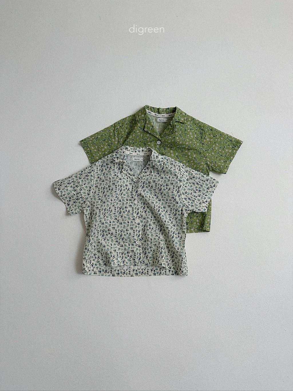 digreen flora shirt 度假碎花襯衫 01