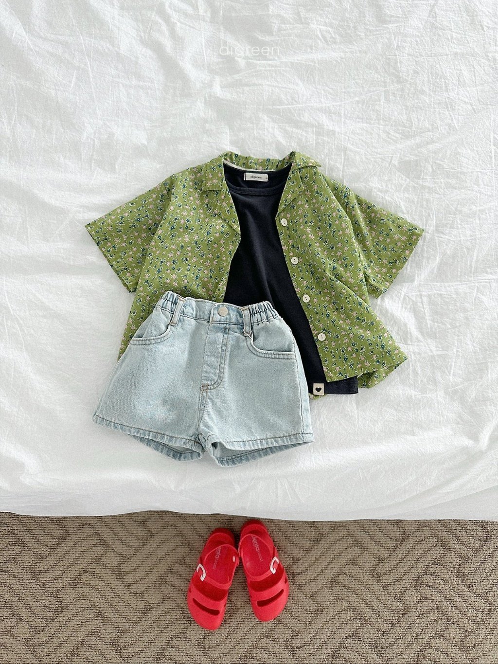digreen flora shirt 度假碎花襯衫 10