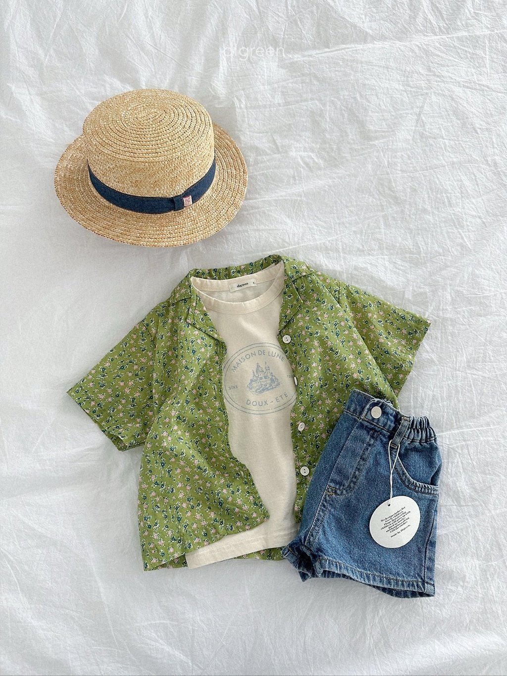 digreen flora shirt 度假碎花襯衫 09
