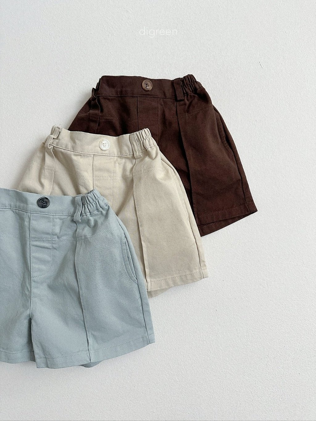 digreen arude pants 褶皺純棉短褲 02