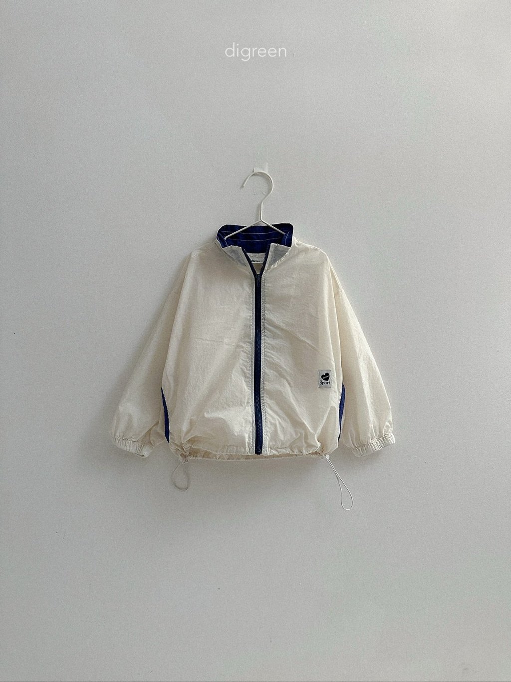 digreen air Jacket 拼色防風薄外套 04
