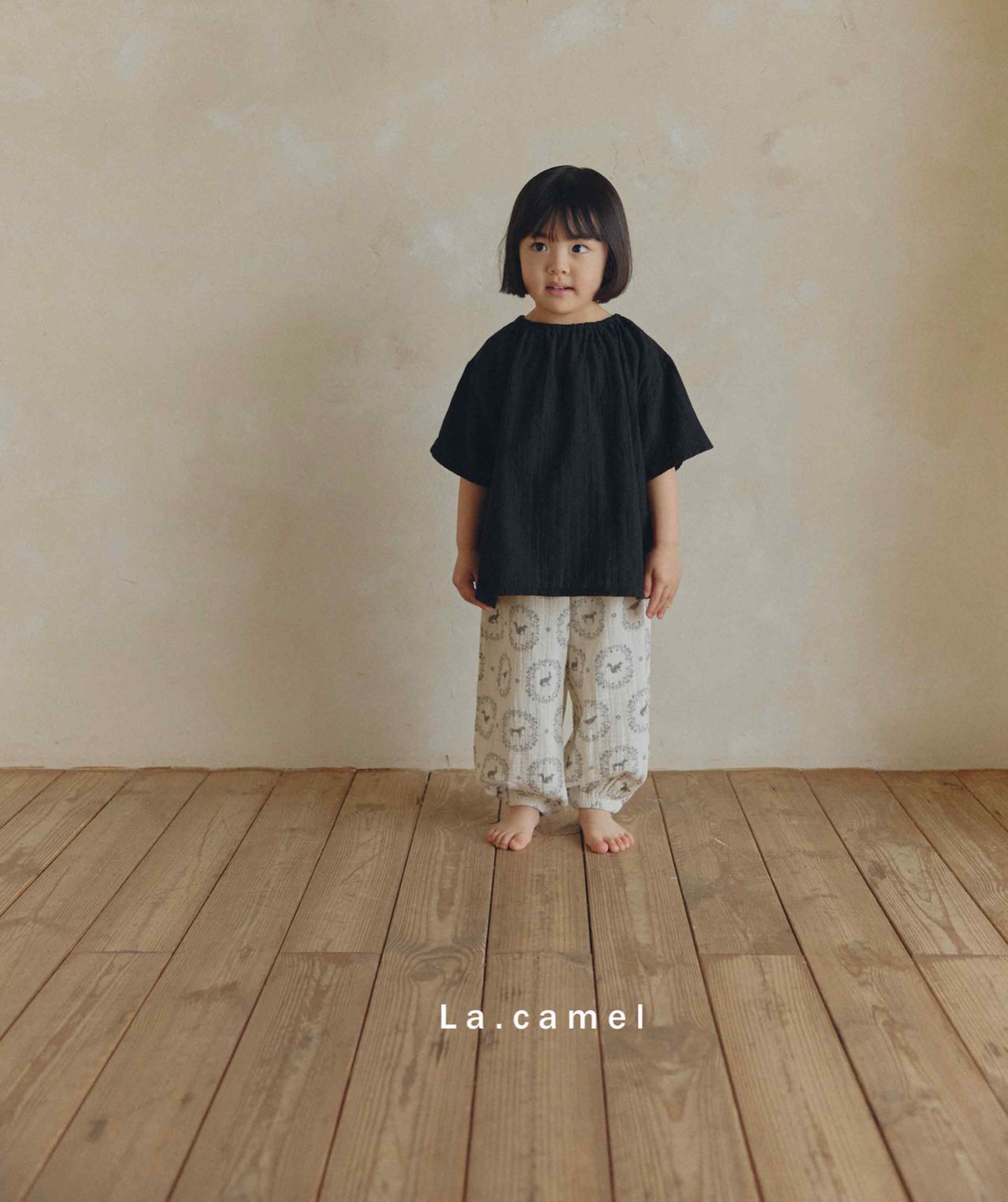 LACAMEL印花薄長褲 07