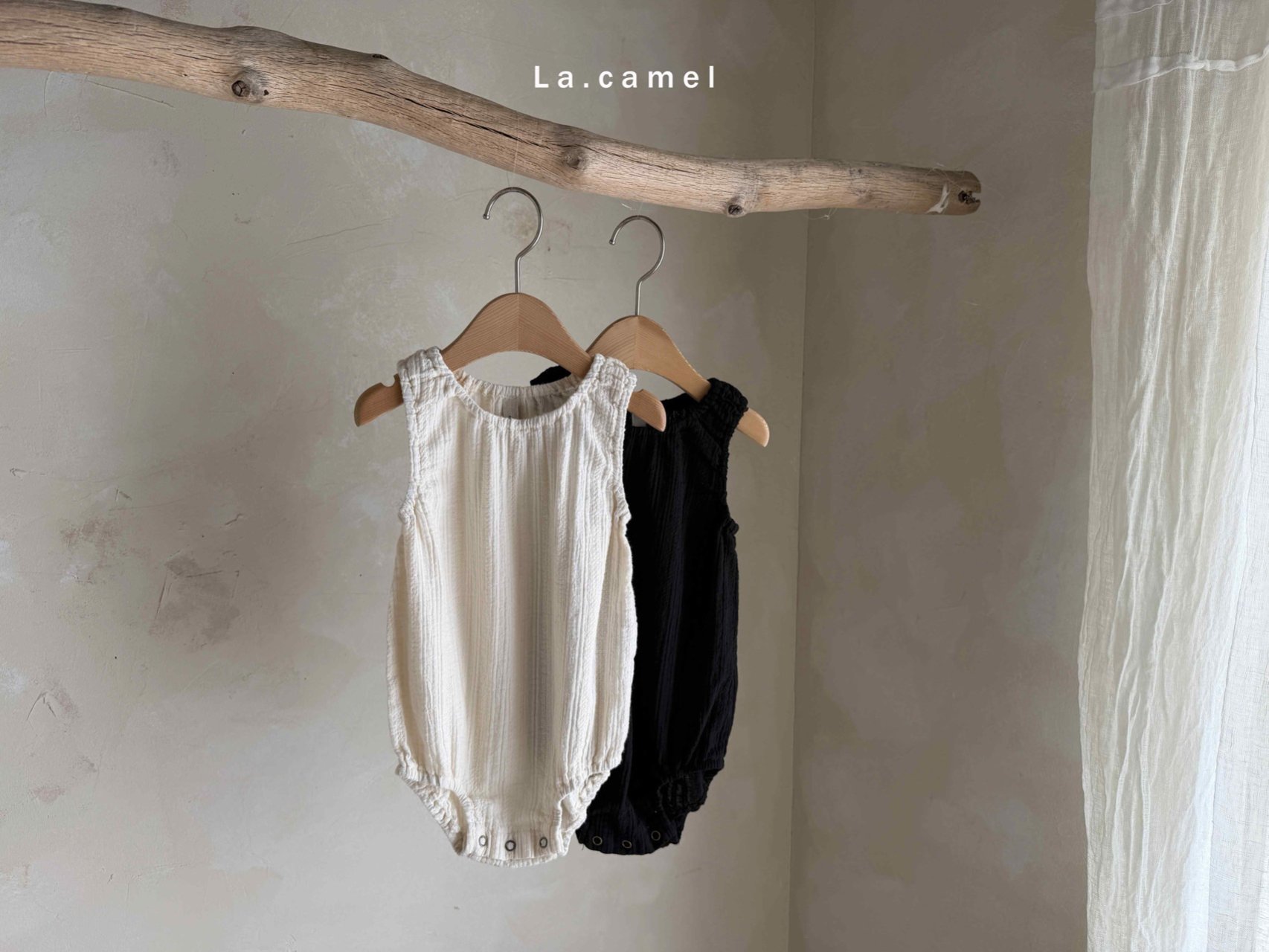 LACAMEL直條背心包屁衣05