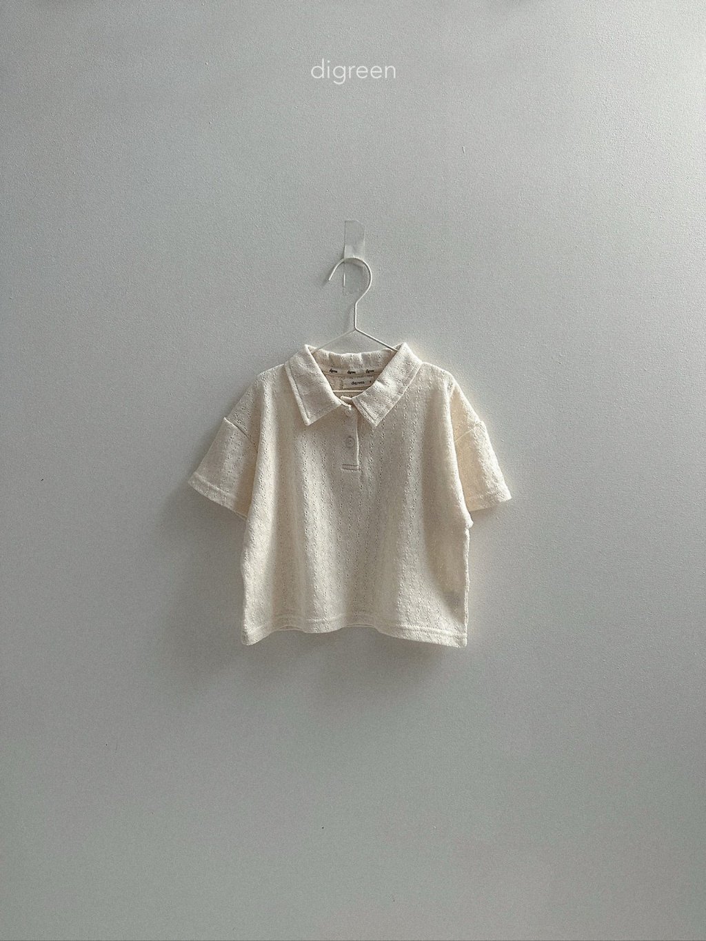 DIGREEN 花紋洞洞POLO衫 03