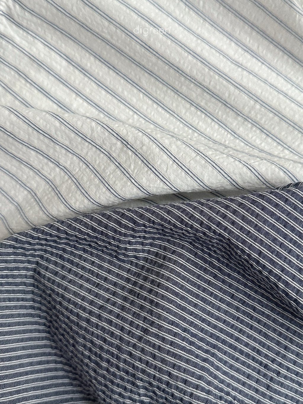 DIGREEN 直條紋薄長褲 07