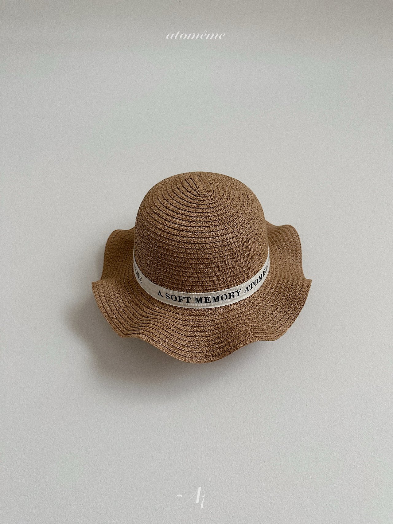 atomeme荷葉遮陽草帽 02