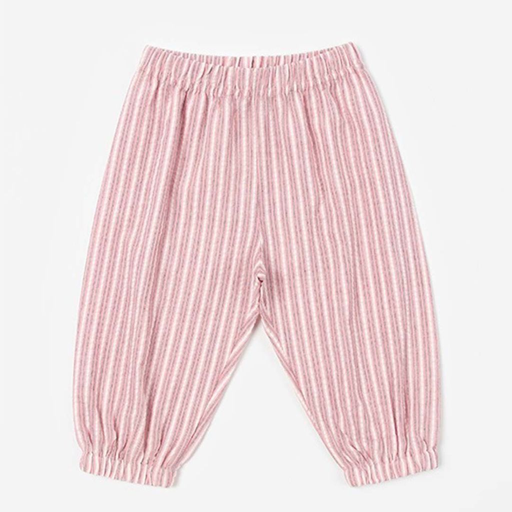 happy prince leap直條紋薄長褲 防蚊褲 粉紅色