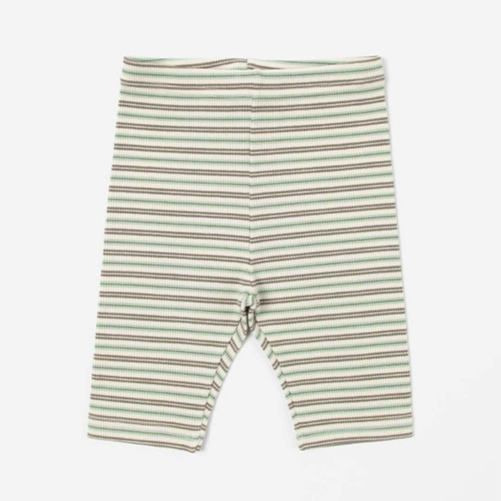 happy prince deoff條紋七分袖短褲 薄荷綠