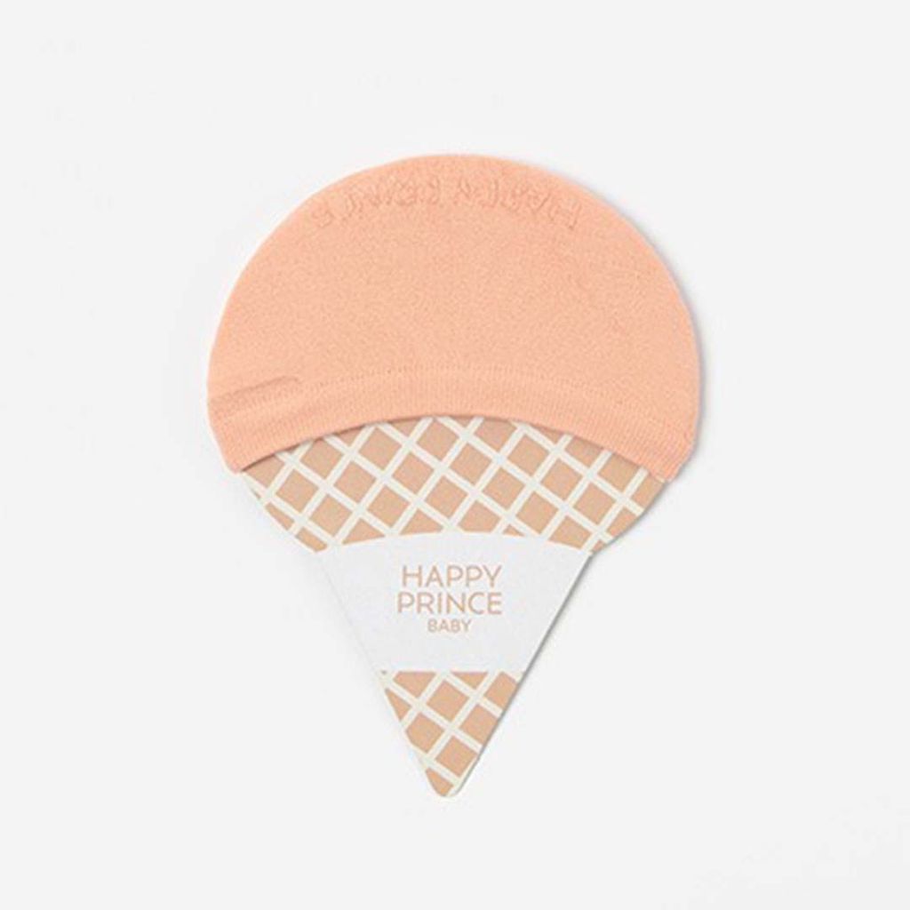HAPPY PRINCE ICECREAM冰淇淋涼感短襪 糖果橘