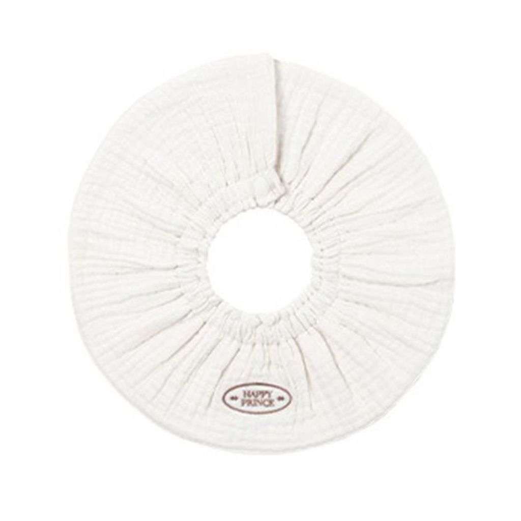 happy prince loving 鬆緊帶純棉圍兜 雲朵白