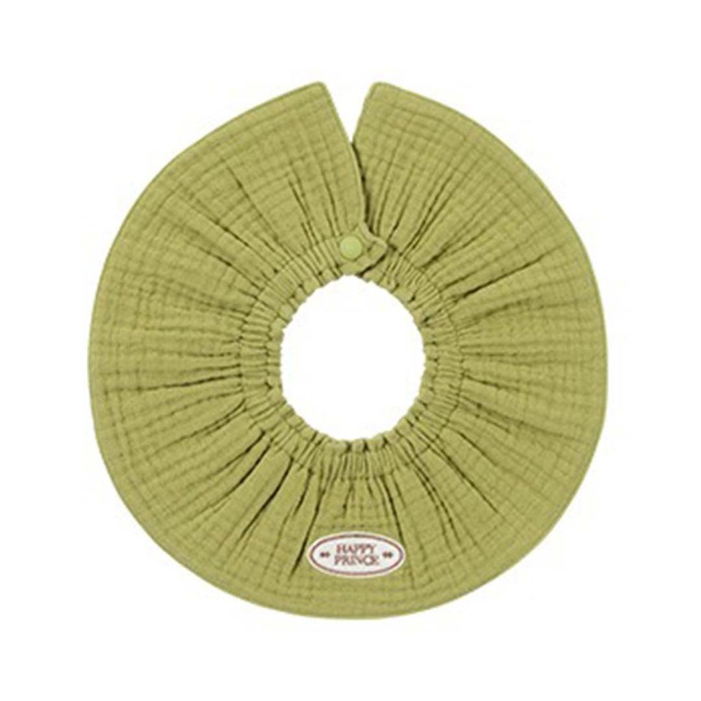 happy prince loving 鬆緊帶純棉圍兜 橄欖綠