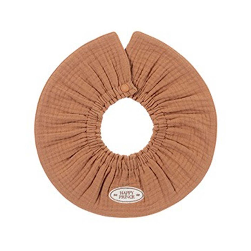 happy prince loving 鬆緊帶純棉圍兜 肉桂色