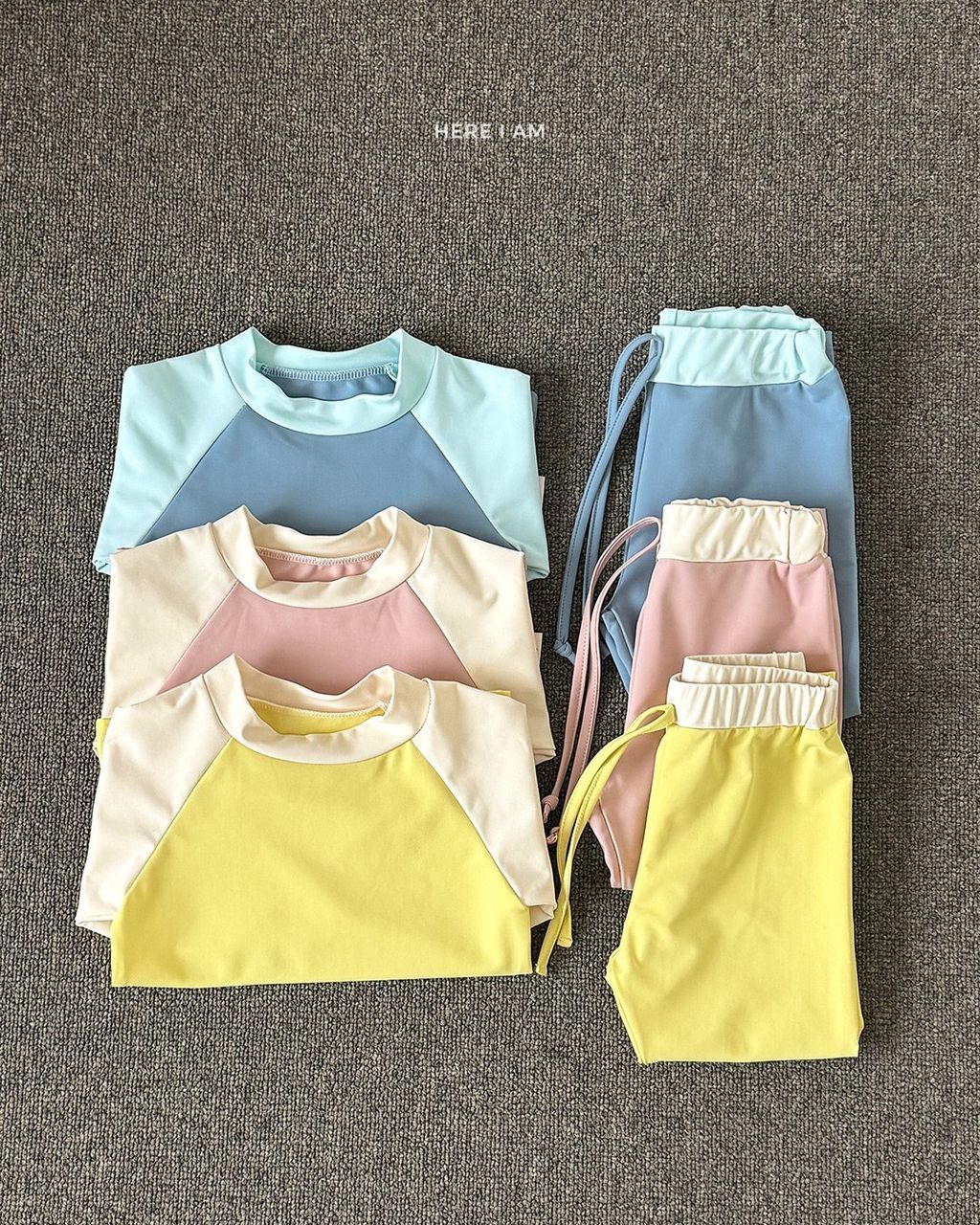 here i am 拼色防曬泳裝 12