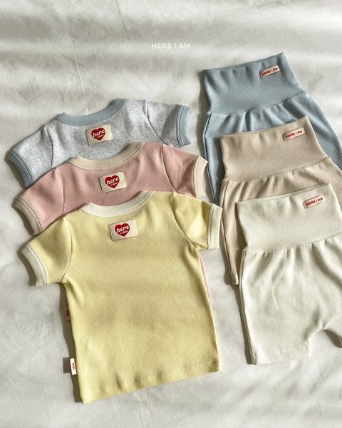 here i am 配色坑條家居服套裝 08