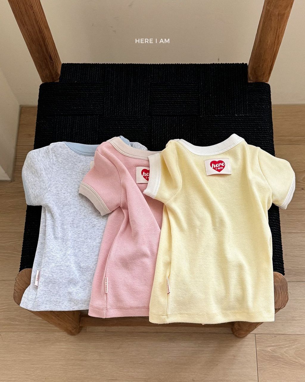 here i am 配色坑條家居服套裝 05