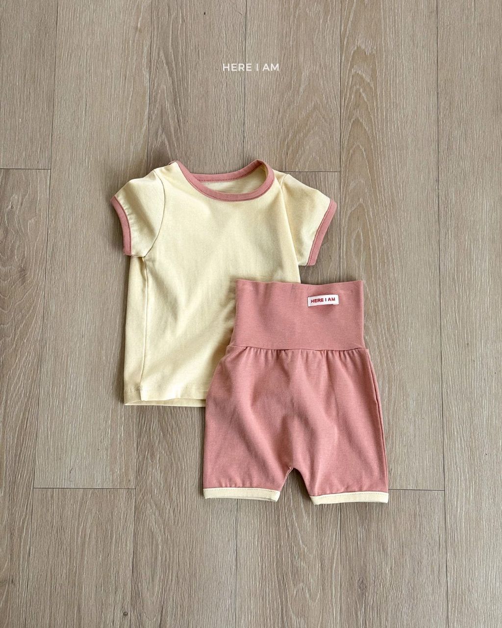 here i am 配色莫代爾家居服套裝 03