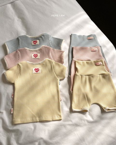 here i am 糖果橫條紋家居服套裝 07