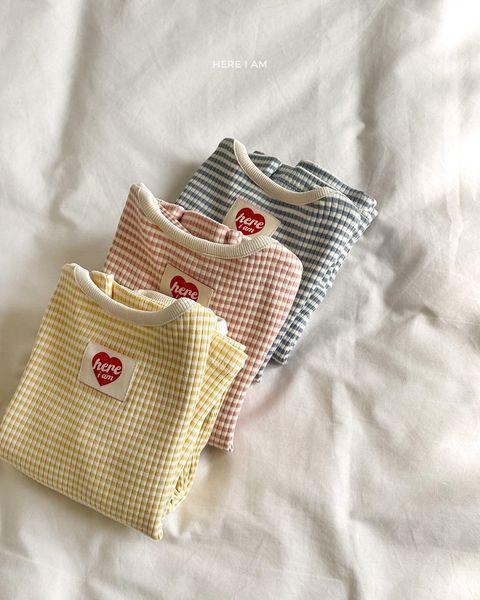 here i am 糖果橫條紋家居服套裝 01